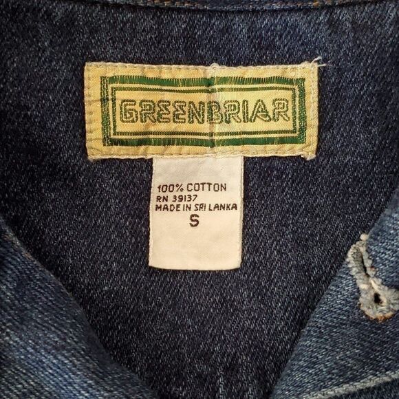 Greenbriar Mens Sz Small Denim Jean Jacket - Picture 6 of 8